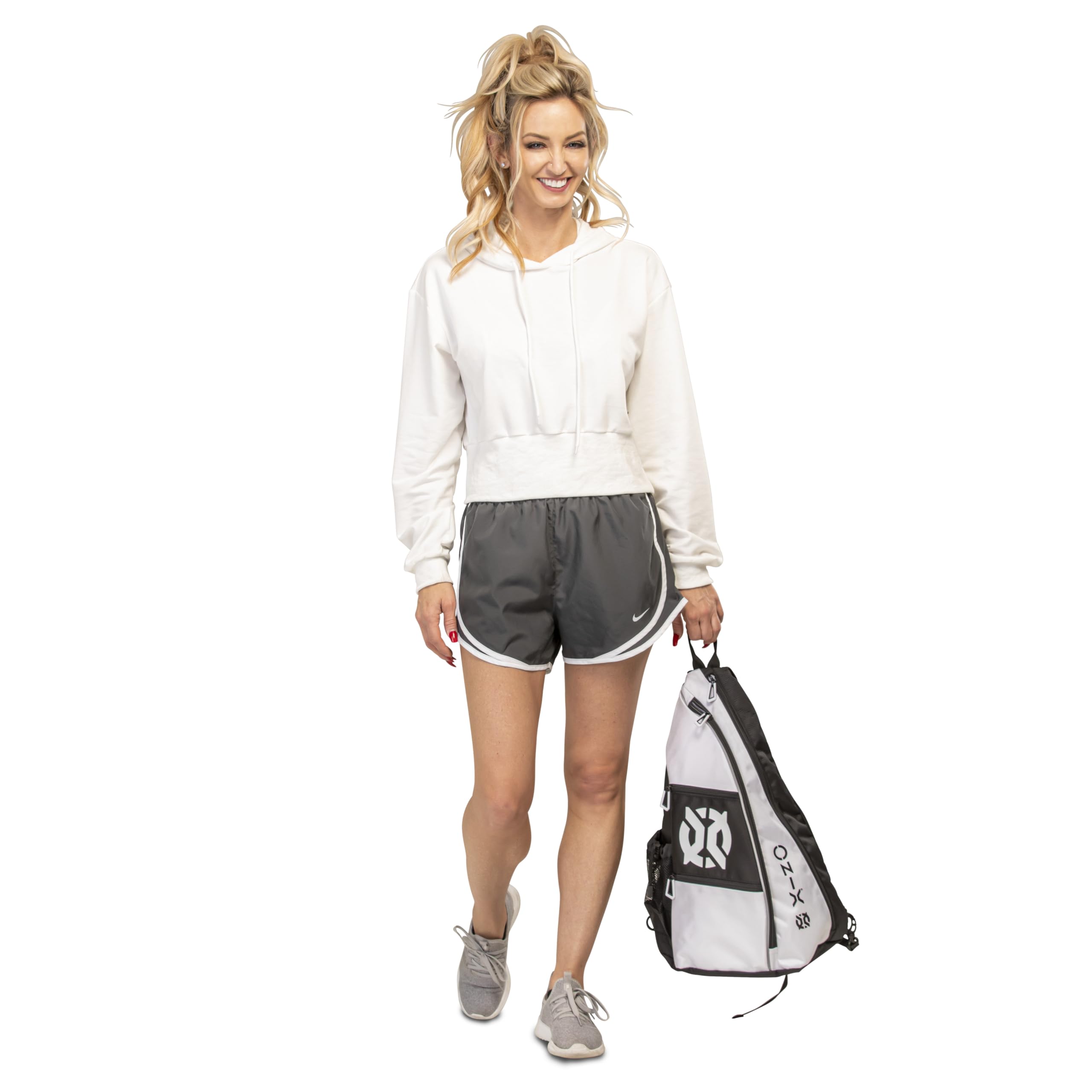 Pickleball ONIX Pro Team Sling Bag — White/Black