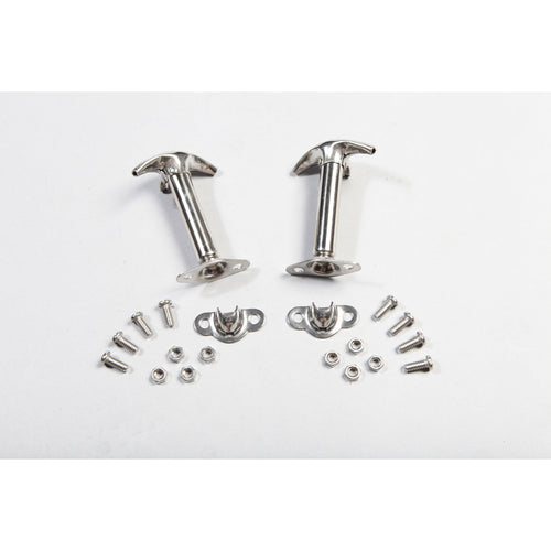 Hood Catch Kit, Stainless Steel | Rugged Ridge | 11116.01 | Fits 1941-1986 Jeep CJ; 1987-1995 YJ