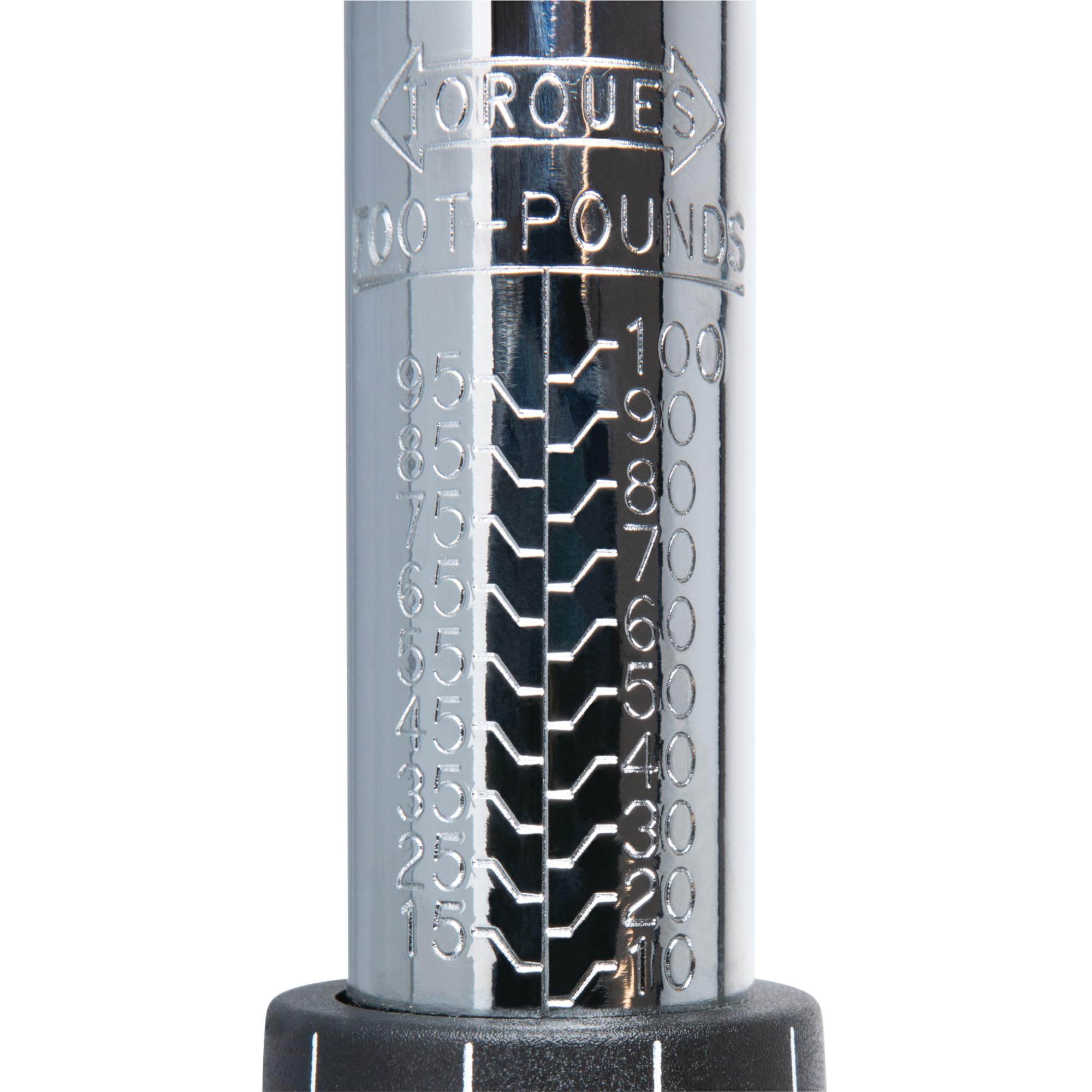 M198 Performance Tool 3/8-Inch Drive Click Torque Wrench With Patented Torque Adjusting Locking Collar (10 to 100 ft/lb)
