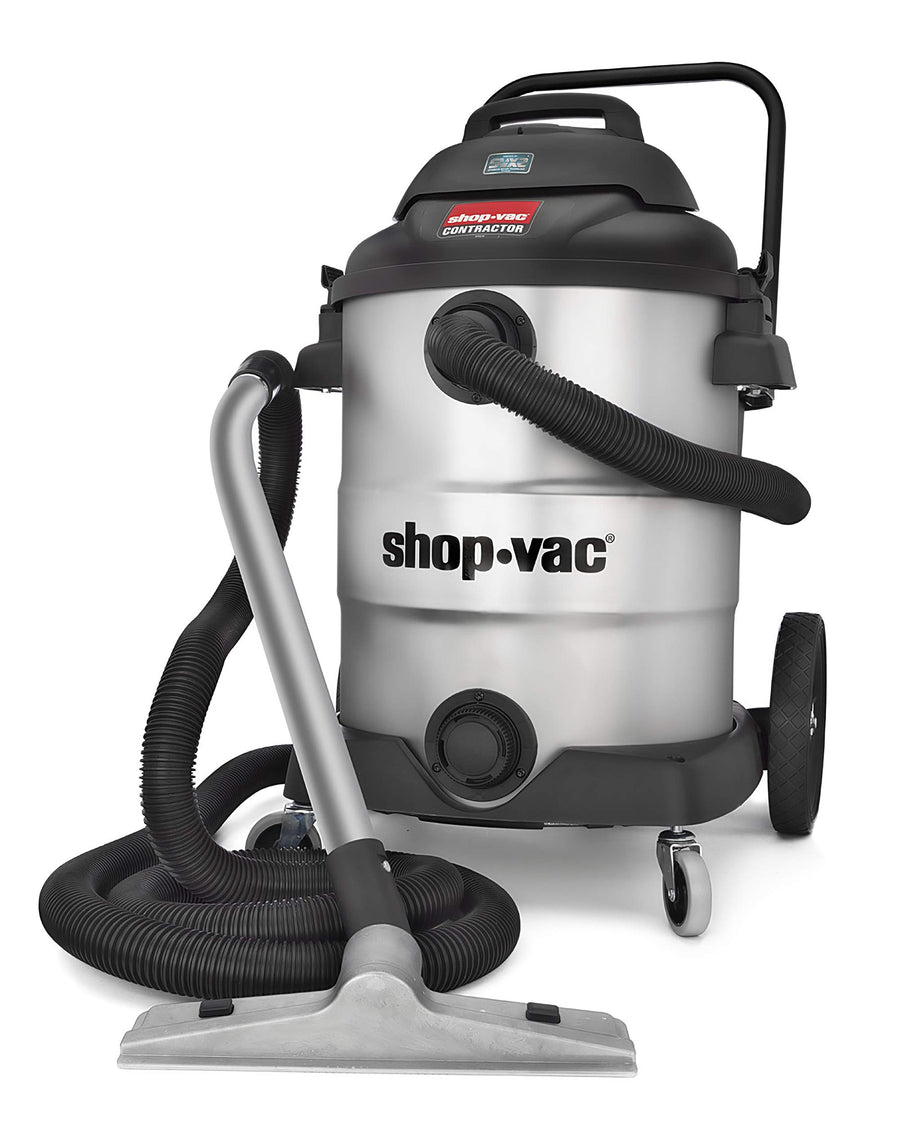 16 Gallon Shop-Vac 9627810 Contractor Wet Dry Vacuum, 6.5 Peak HP Stainless Steel