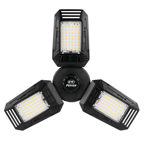 6500+ Lumen Performance Tool W2284 - Energy Efficient LED Ceiling Light for Standard E26 Sockets, Instant On, Dimmable for Indoor Use