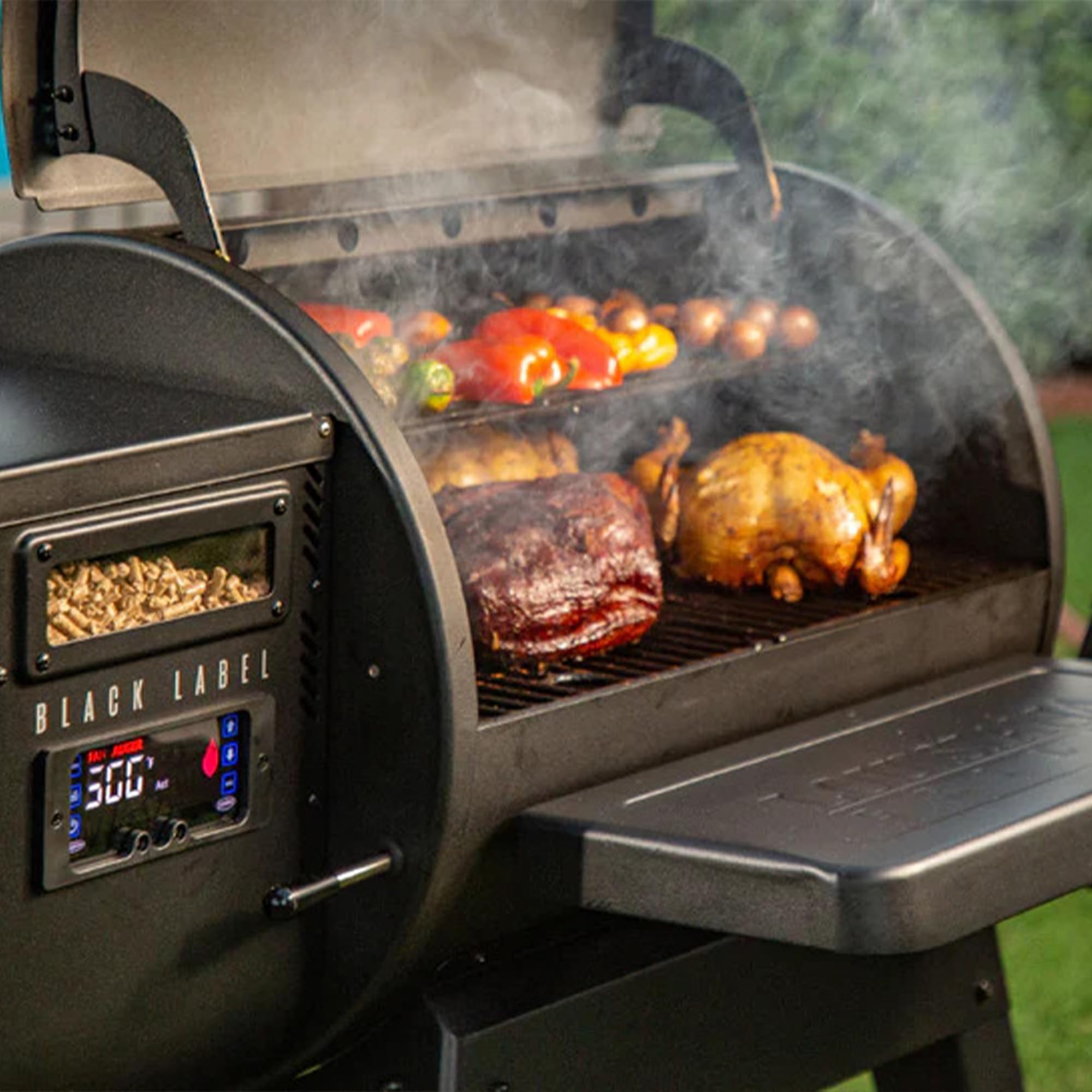 Louisiana Grills LG1000BL 1000 Black Label Series Wood Pellet Grill with WiFi Control