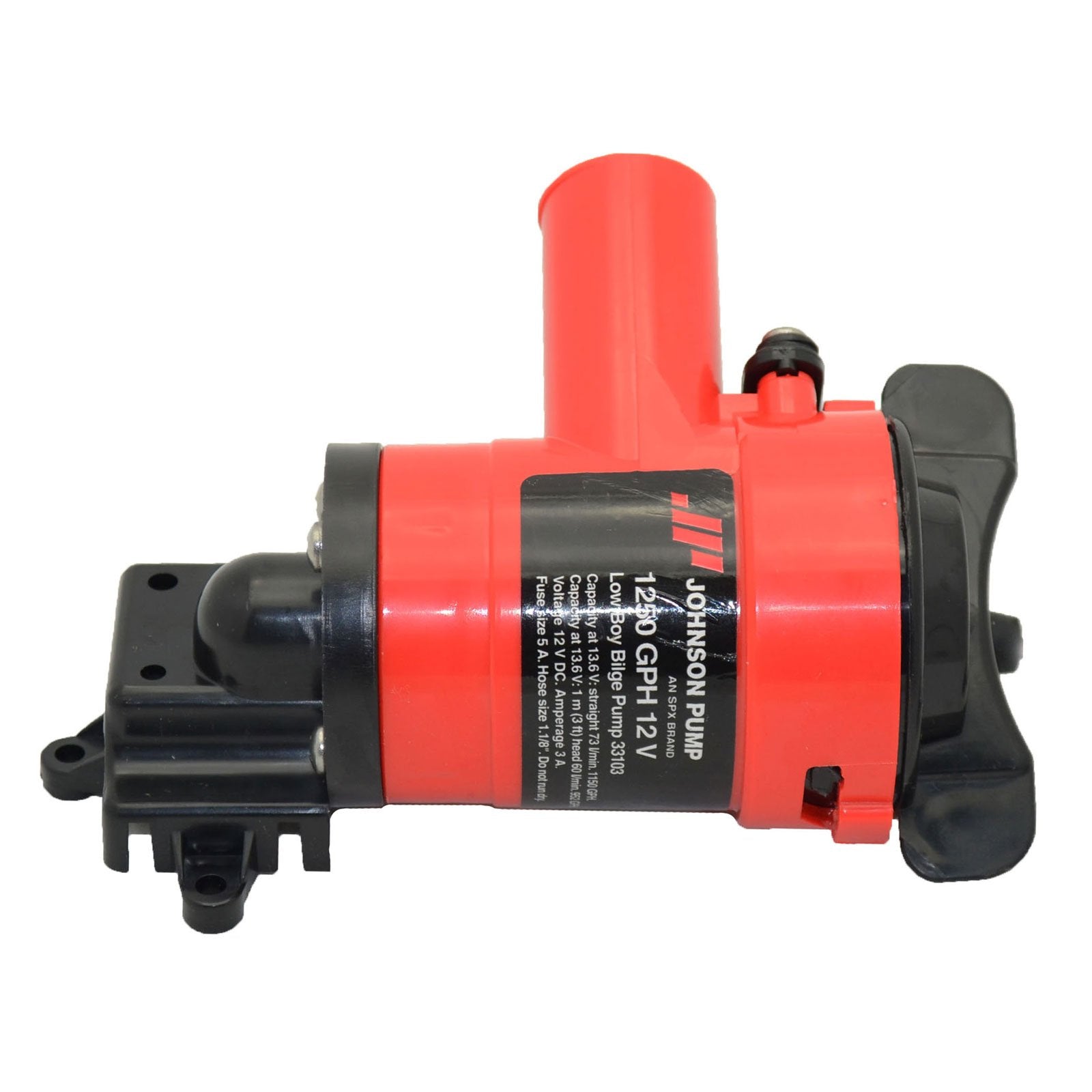Low BOY Johnson Pumps - 33103 Bilge Pump 1250 GPH 12V