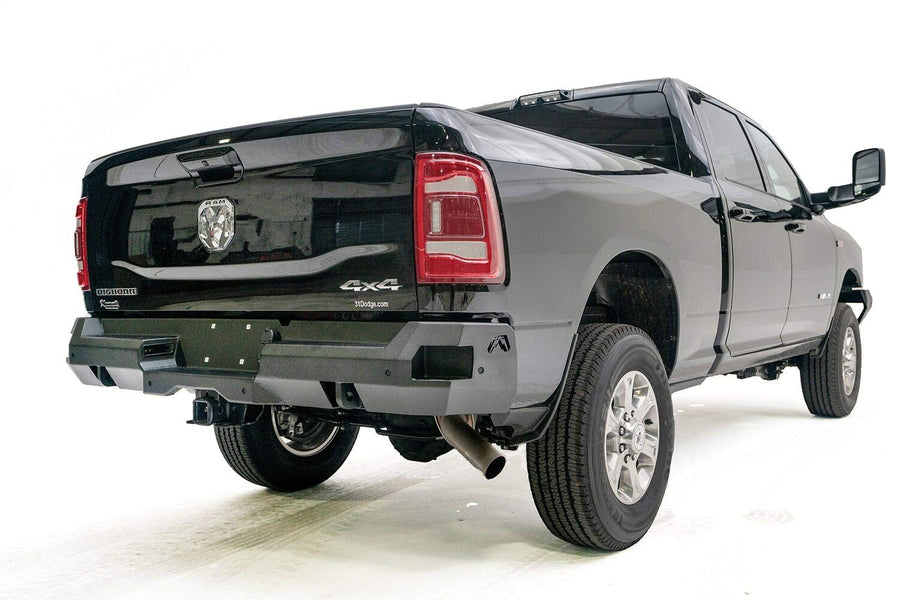 Fab Fours Premium Matte Black Bumper Rear 19-C Ram 2500 or 3500 New Body Style
