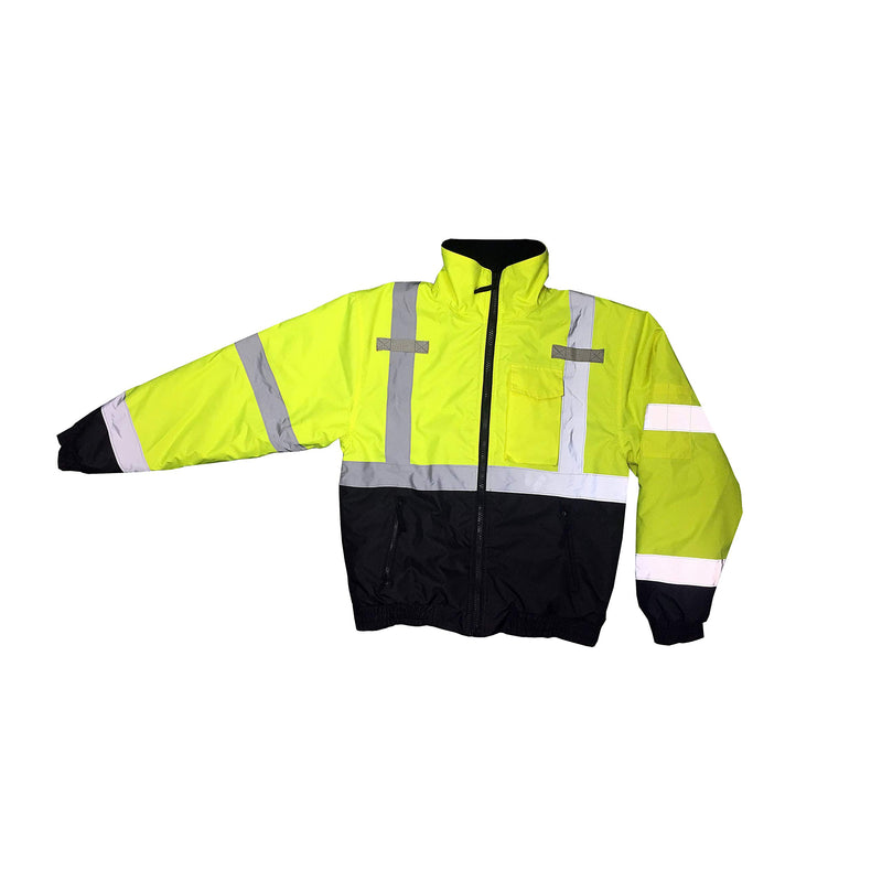 High Visibility Class3 Bomber Jacket with Built-in Liner