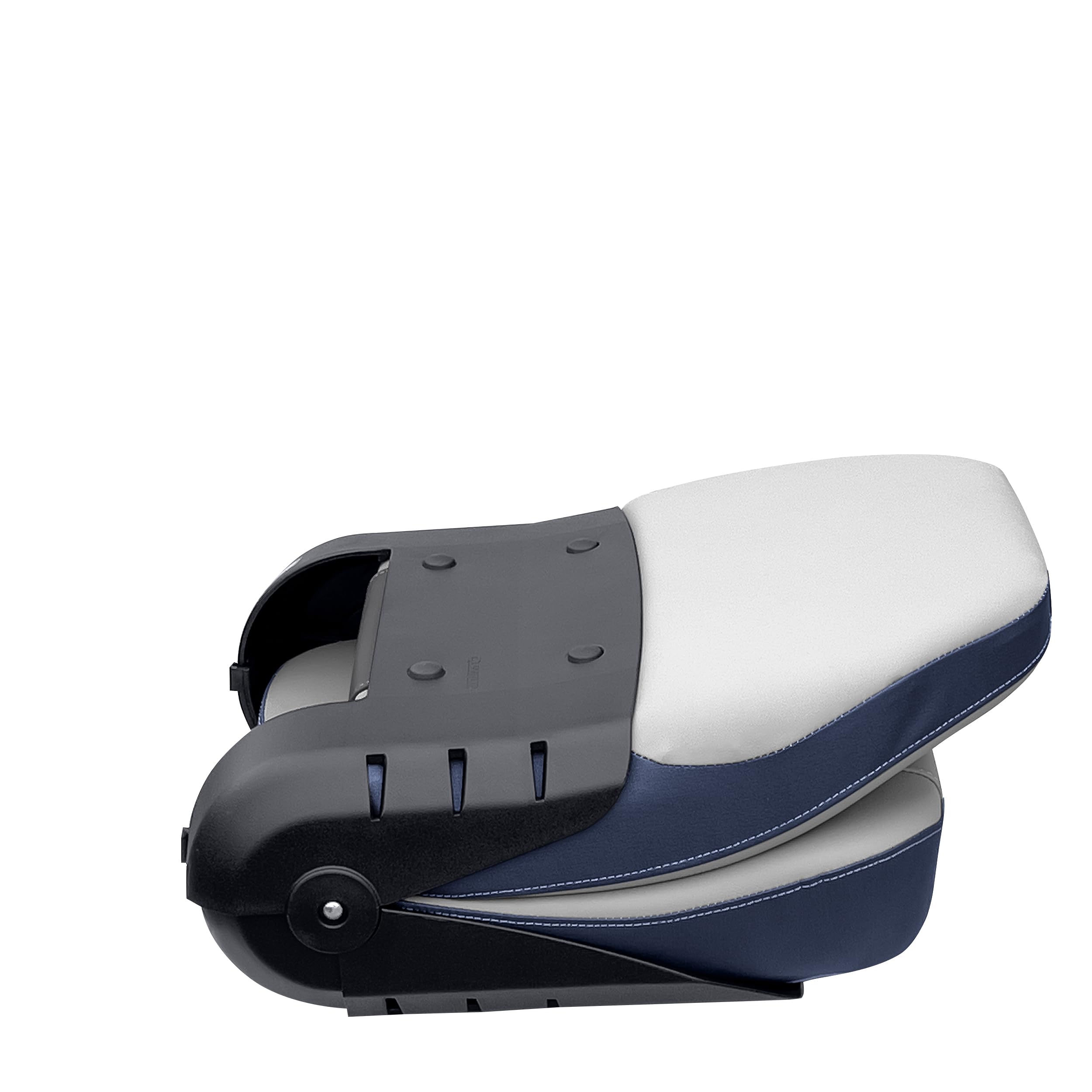 Wise Quantum Series 3340-1789 Fold Down Fishing Boat Seat, Mariner Blue/Charcoal/Marble Grey