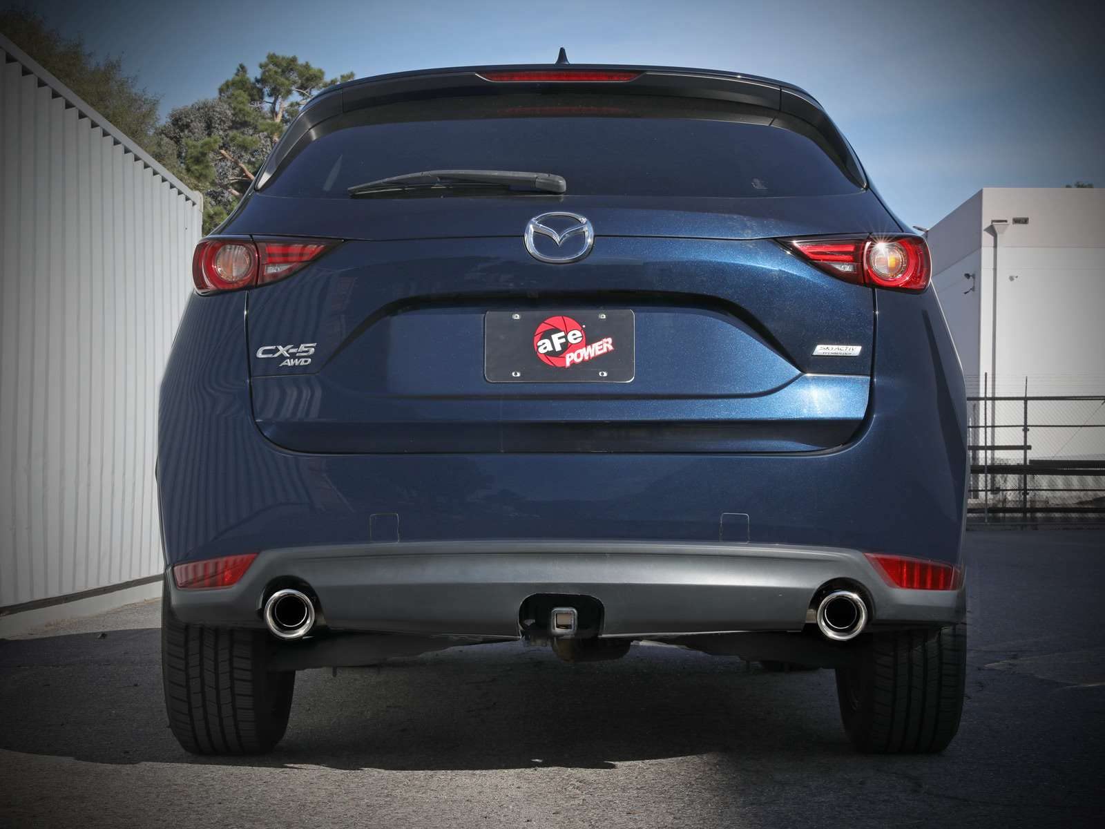 aFe Power 2-1/2 IN 304 Stainless Steel Takeda Axle-Back Exhaust System w/Polished Tip Fit Mazda CX-5 17-22 L4-2.5/2.5L (t) 49-37021-P