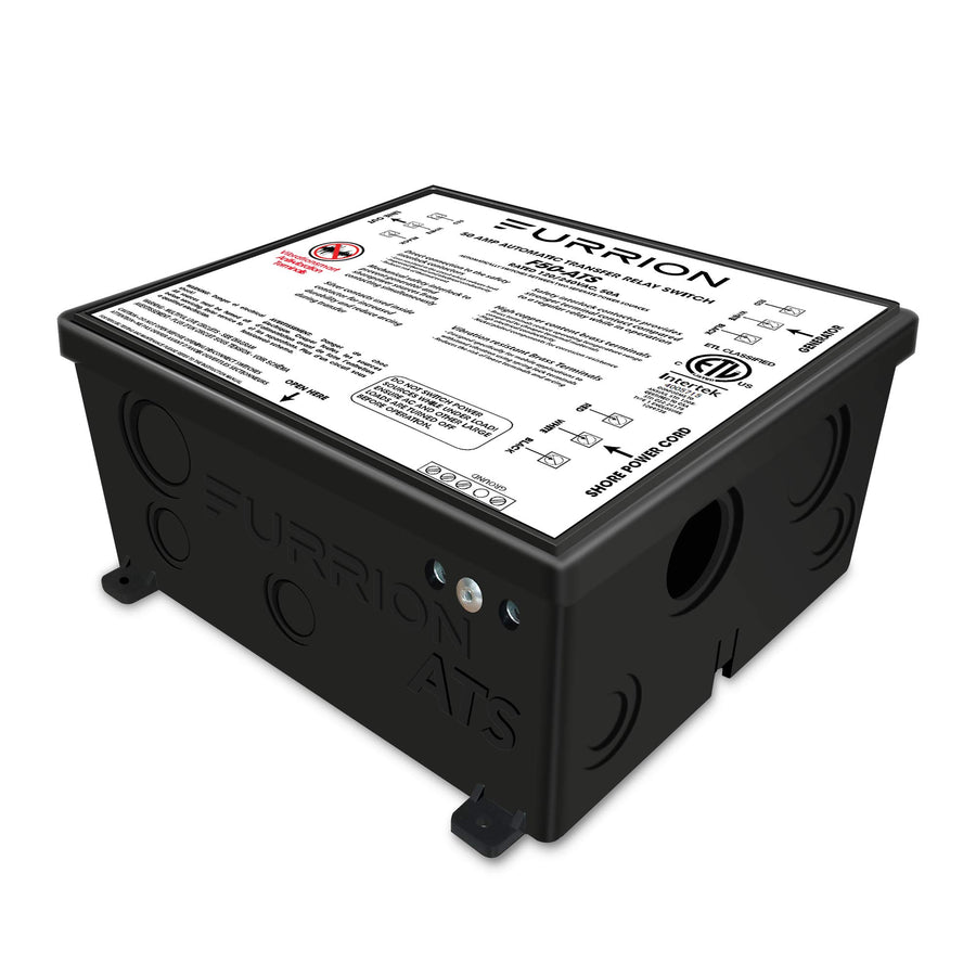 Furrion 50 Amp Automatic Transfer Switch for RV to changeover between 125/250Volt AC power sources