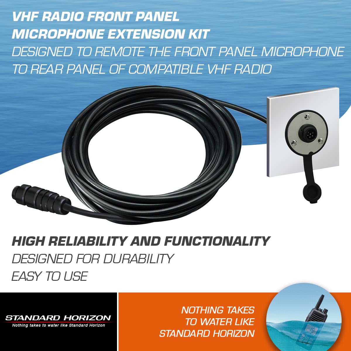 MEK-4 STANDARD HORIZON Microphone Extension kit for GX5000/GX5500