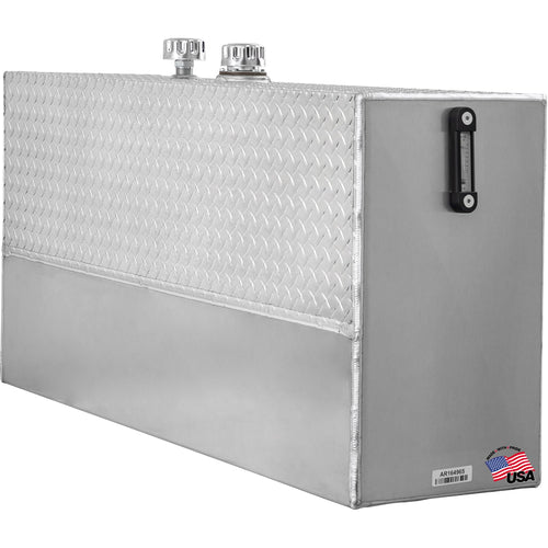 Buyers Products 70 Gallon UR70A Upright Aluminum Hydraulic Reservoir, Lightweight, With Baffles & Sight Gauge, Hydraulic Tank for Trucks