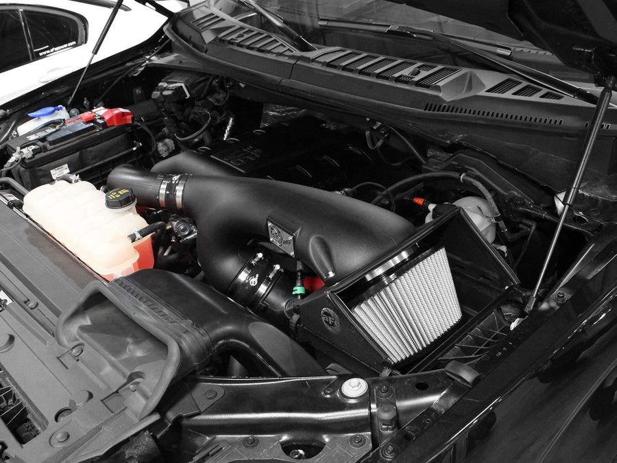 Magnum FORCE aFe Power Performance Intake System (for Ford Dry, 3-Layer Filter) 51-32642-1B