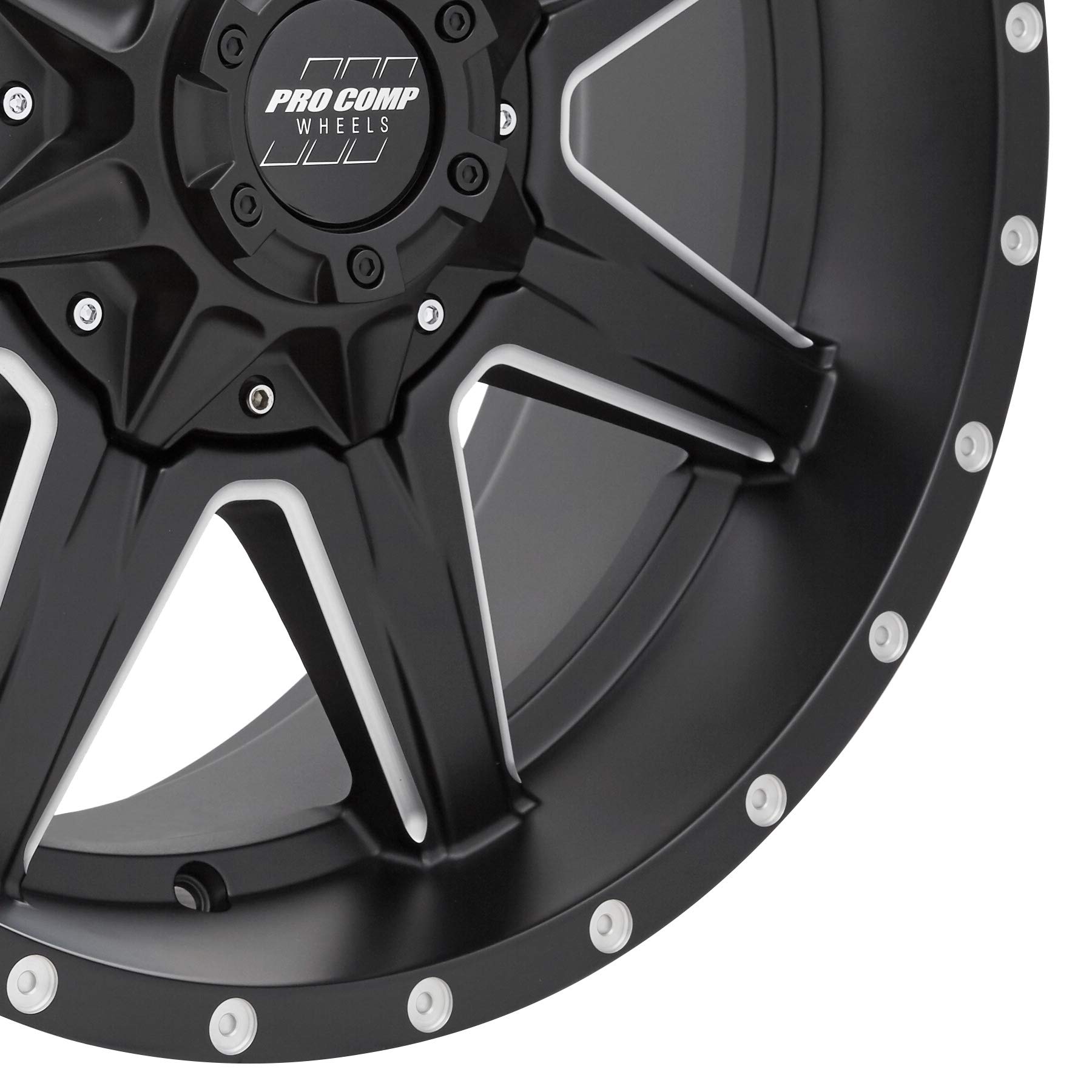 PRO COMP 48 Series Quick 8 Satin Black Milled (20x9 / 8x170 / -6mm)