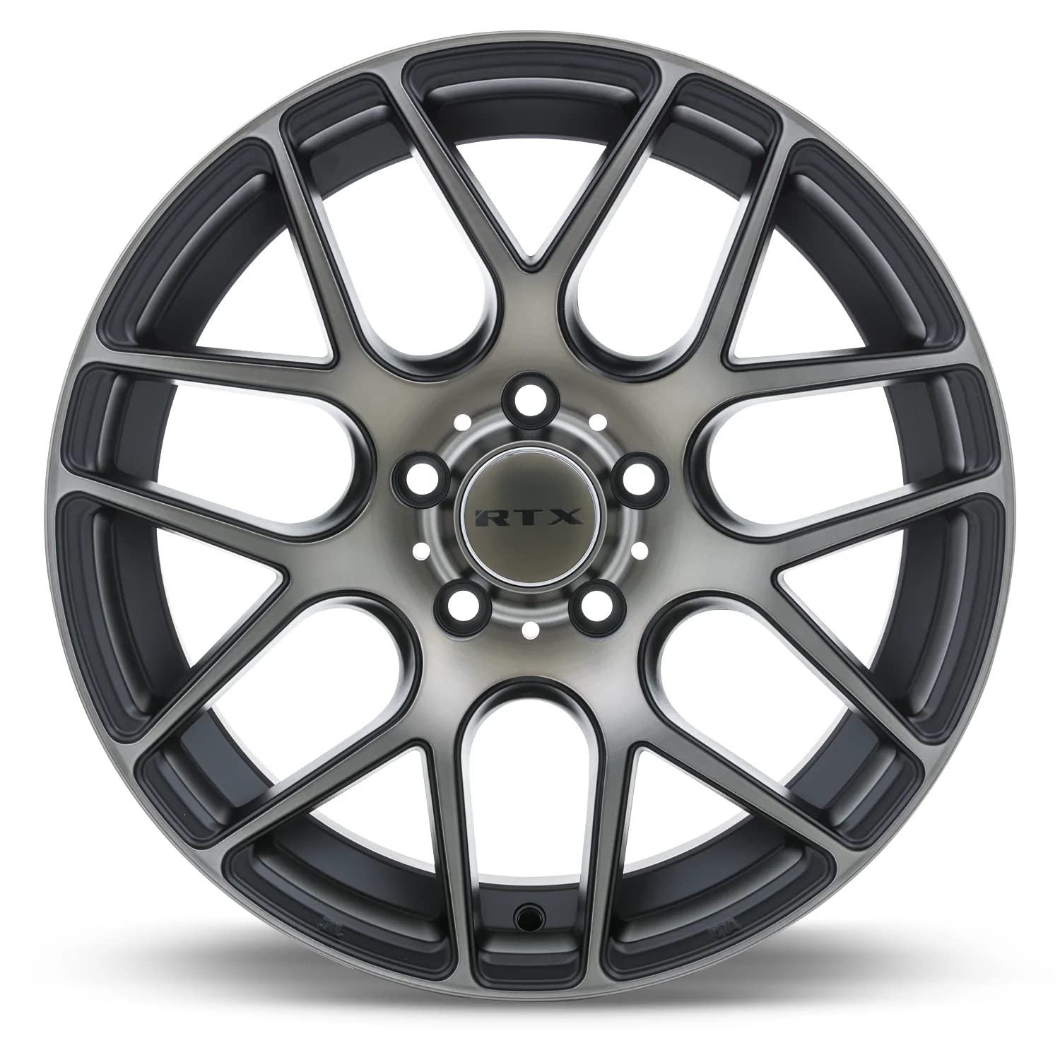 Custom RTX Wheel - 17x7.5, 40 Offset, 5x114.3 Bolt Pattern, 73.1mm Hub - Black with Machined Bronze Face Rim