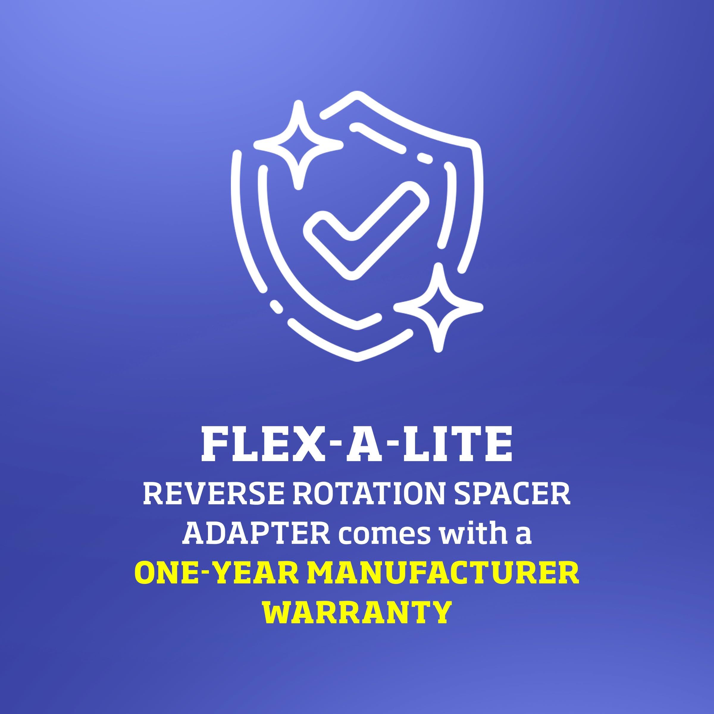 Flex-A-Lite Thread-On 1-1/2 Inch Fan Spacer and Adapter, Reverse Rotation Fan Spacer (851/113291)