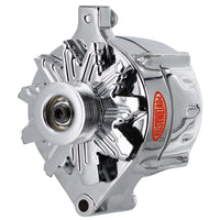 Alt Ford Powermaster Upgrade Chrome 140A 16 Volt Smooth Look TM 6 grv Pulley 1-Wire