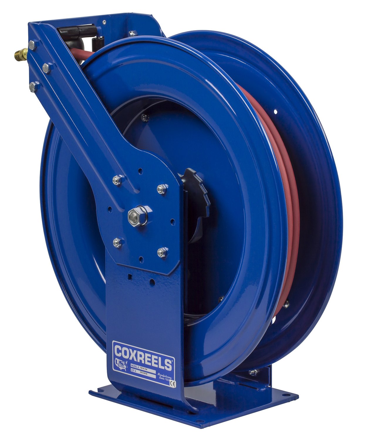 Coxreels Maximum-Duty Truck Series Air Hose Reel, Model# TSH-N-550, 3/4" Hose ID, 50' Length