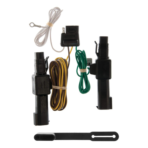 CURT 55317 Custom Vehicle-Side 4-Pin Trailer Wiring Harness, Fits Select Dodge D-Series, W-Series, Dakota, B250, 1500, 2500, 3500