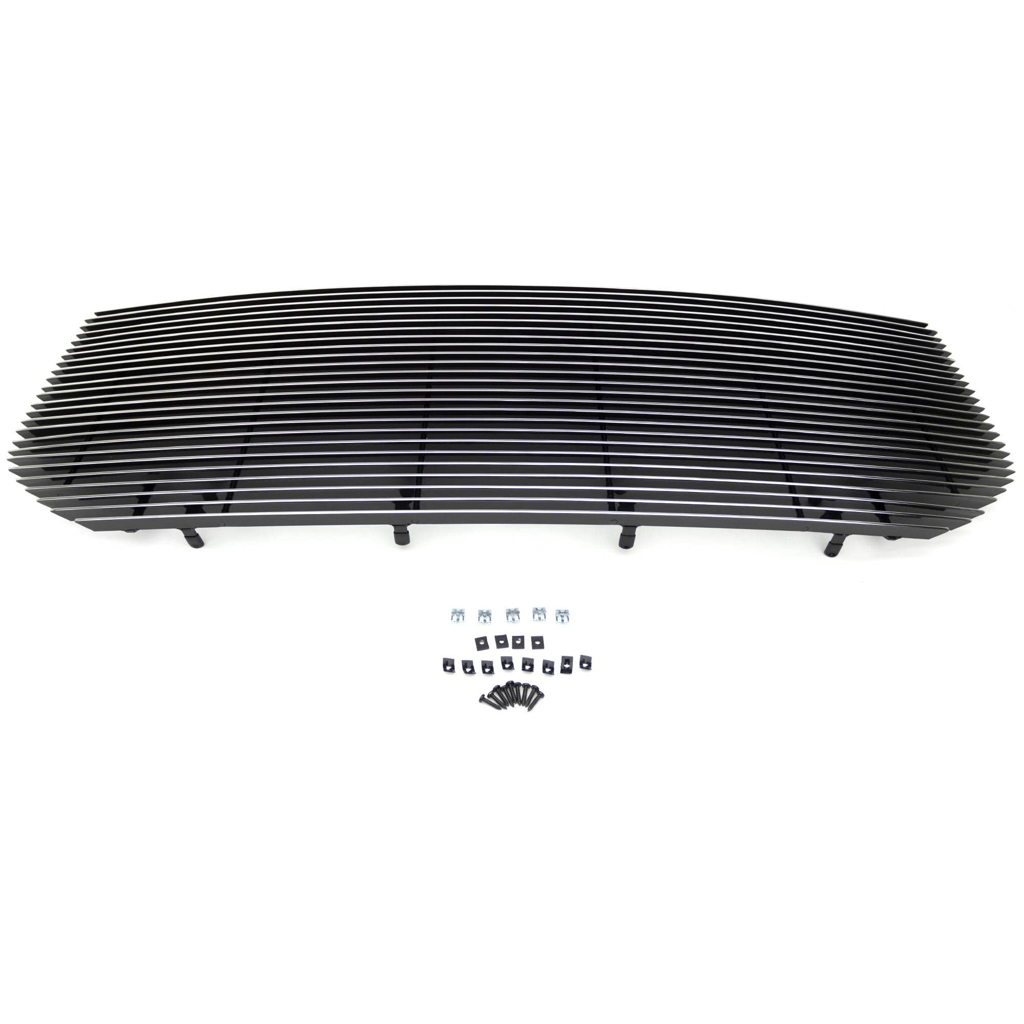 T-Rex Grilles Laser Billet Grille, 2016-2018 Sierra 1500, Polished, 1 Pc, Insert, without Logo Cutout - PN #6202140, Black