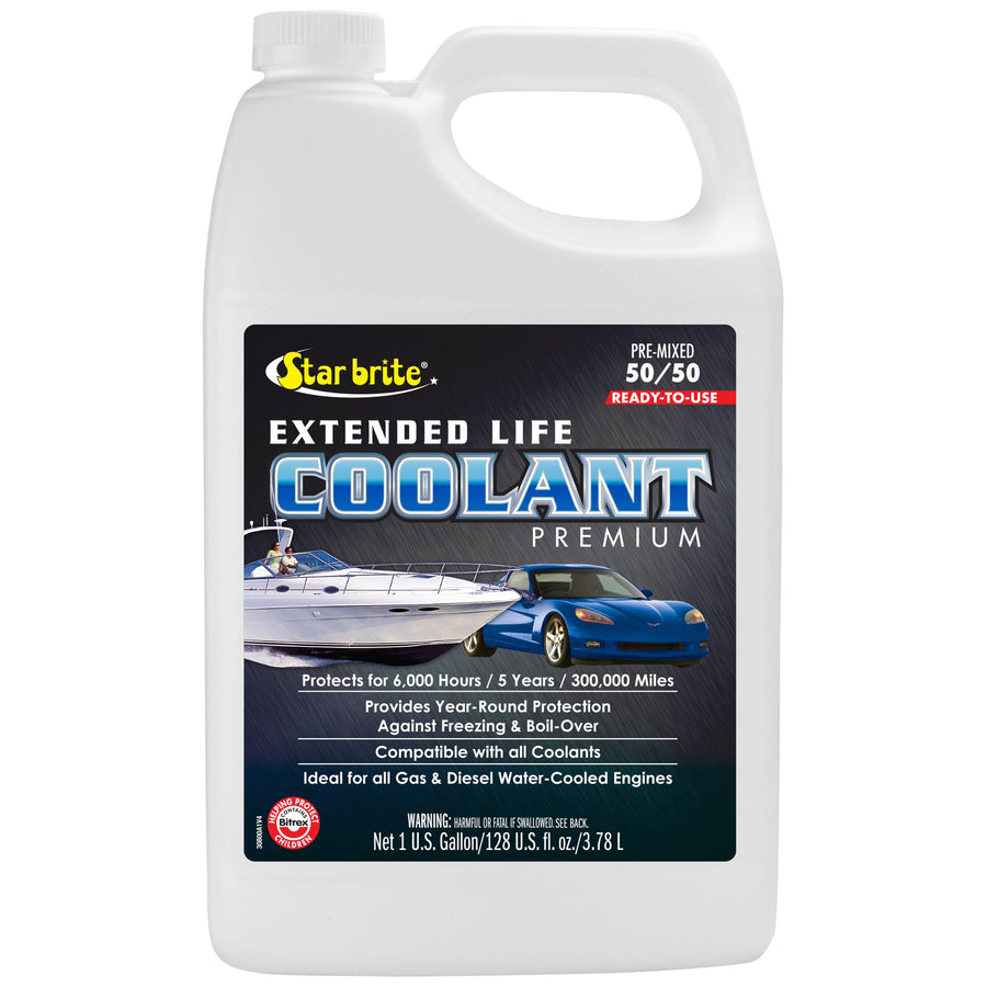50/50 STAR BRITE Ready-to-Use 150000 Mile Antifreeze Coolant, 128 fl. oz./1 gal