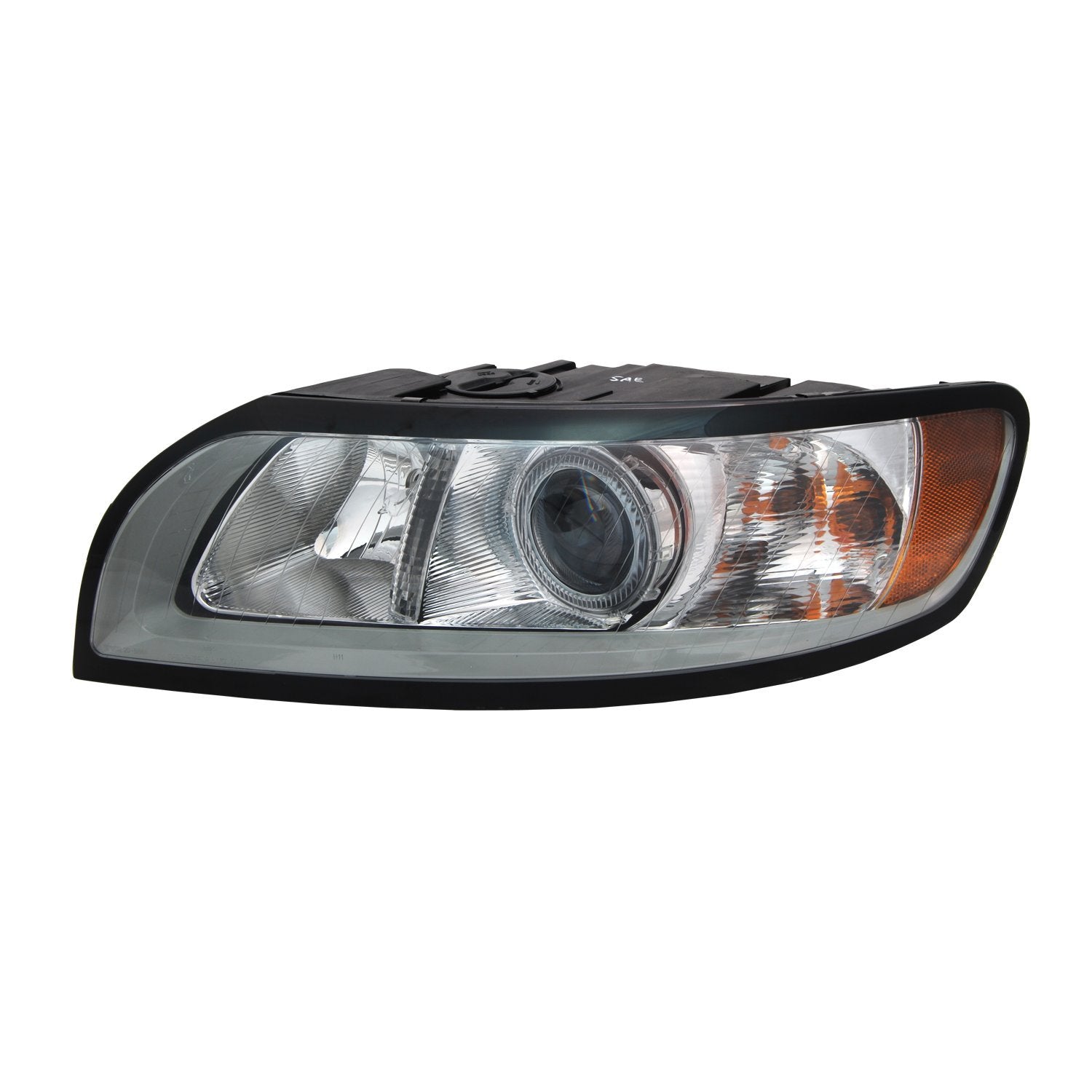 Left TYC Headlight Assembly Compatible with 2008-2011 Volvo S40
