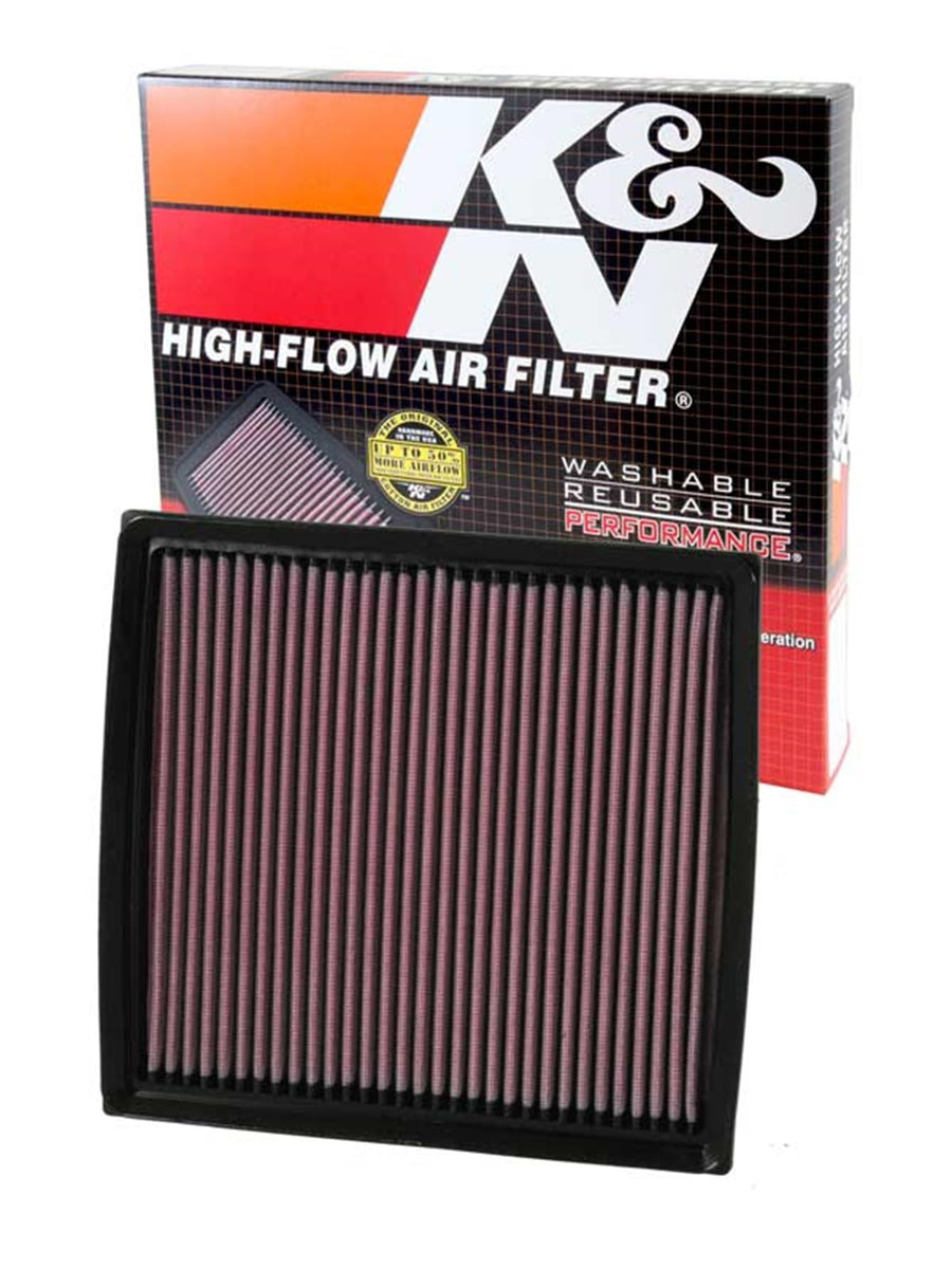 K&N Engine Air Filter: Replacement Car Air Filter, Reusable, Clean Every 75,000 Miles, Washable: Compatible 2005-2011 CHEVROLET/BUICK/PONTIAC(Impala, Malibu, Monte Carlo, LaCrosse, Grand Prix) 33-2334