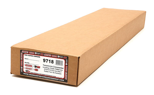 9718 - Trans-Dapt Performance - TRANS-DAPT PERFORMANCE Products Engine SWAP Transmission CROSSMEMBER; INSTALLS TH350 OR 700R4 INTO '82-94 S10/S15 with SB Compatible with/Replacement for Chevy V8