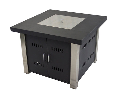 Montreal Square Gas Fire Pit Table, Pleasant Hearth OFG901T, 38"