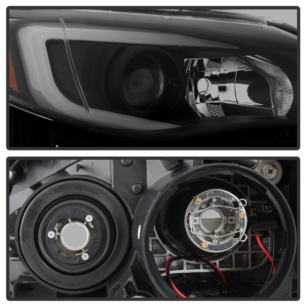 Projector Headlight Xtune PRO-JH-SI08-LBDRL-BSM, 1 Pack