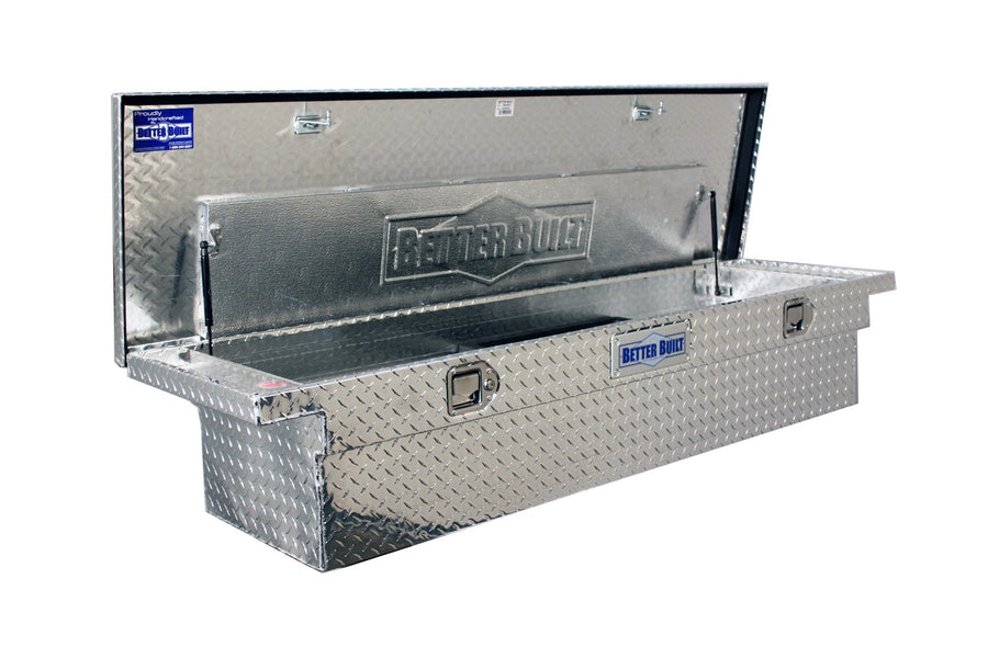 Crown Series Better Built Low Profile Crossover Tool Box L 69 in. x W 20 in. x H 13 in. Brite Aluminum Single Lid