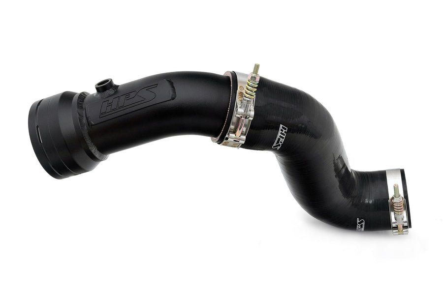 HPS Intercooler Black Charge Pipe Kit Cold Side Compatible for 2017-2023 Ford F250 F350 F450 F550 Superduty Powerstroke 6.7L Diesel Turbo, 17-155WB