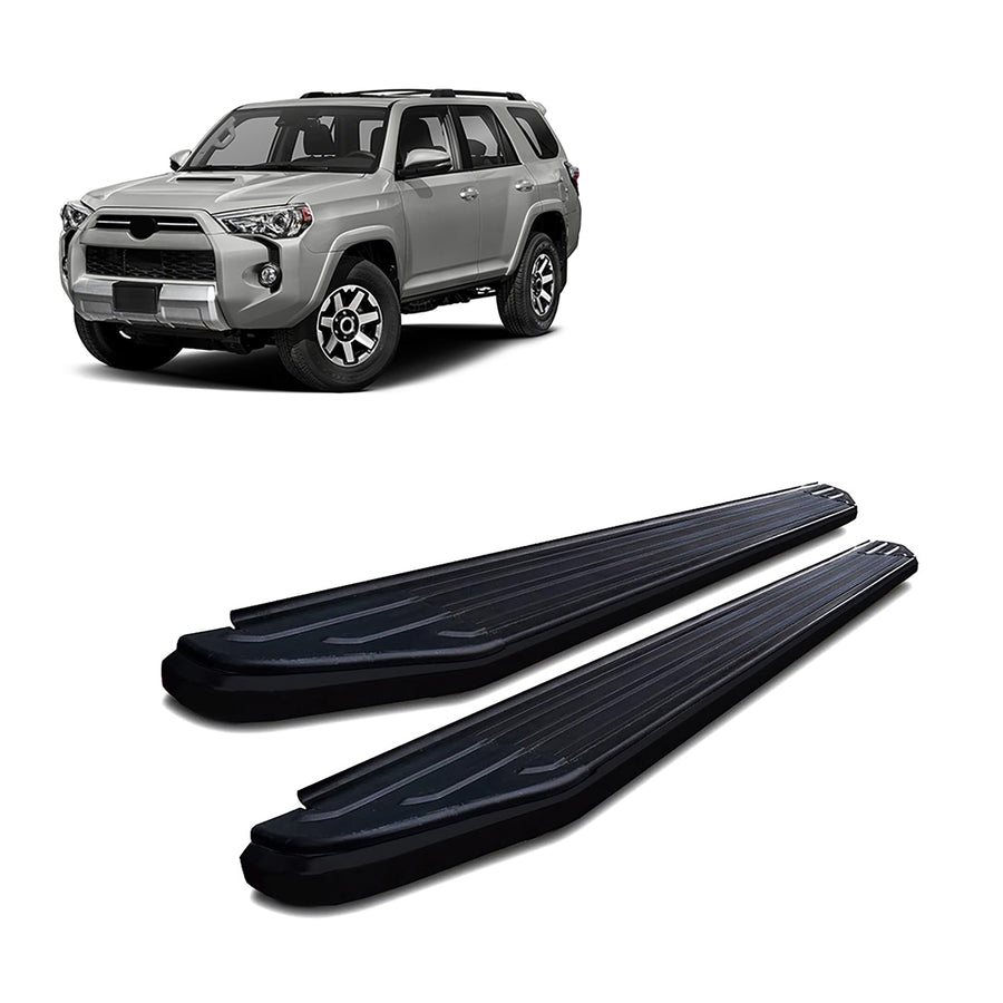 Peerless Black Horse Off Road Running Boards Compatible with 2010-2023 Toyota 4Runner-PR-TY4RTEBK