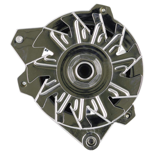 Alternator Powermaster 8-37529-110 (Chrysler Upgrade CS130 Type Chrome 140A 1V Pulley w/spacers 1-Wire 318/340/360), 1 Pack