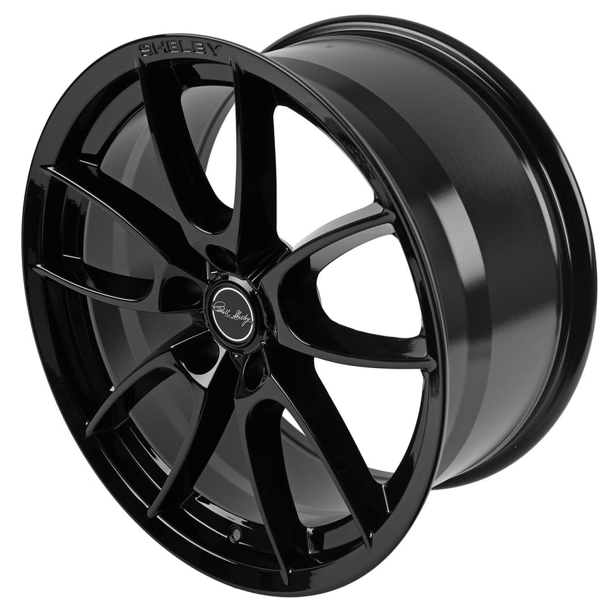 CS5-19 x 9.5 in. Carroll Shelby Wheels - 5 x 114.3-34mm Offset - Gloss Black
