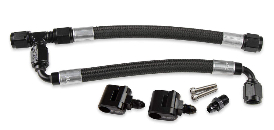 26-553 Holley LS Steam Tube Kit w/Black Pro-Lite 350 Hose