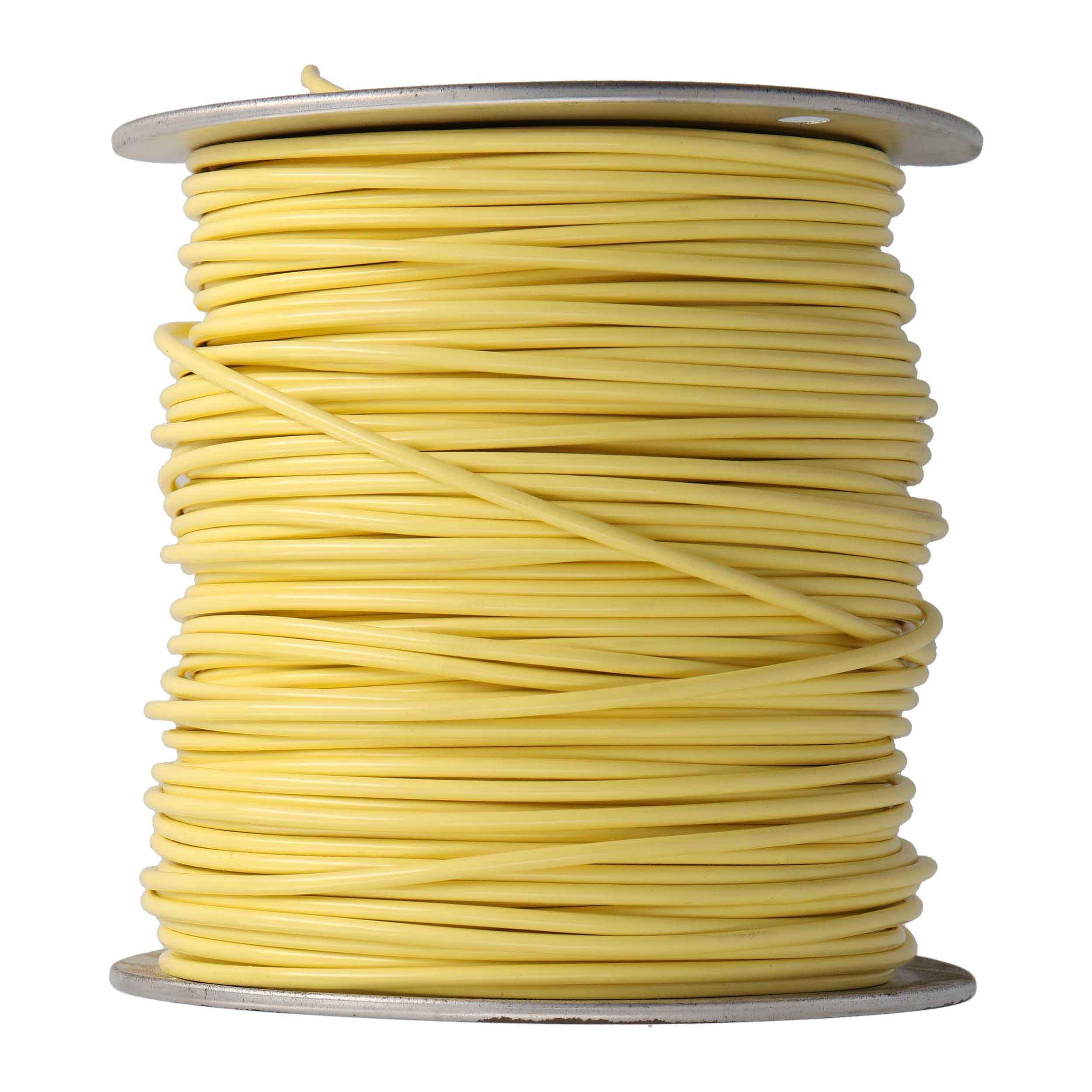 12 Ga Install Bay US GPT All Copper Primary Wire Yellow - Coil of 500 Ft