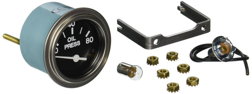 Heavy Duty Sierra International 80180P Electric 80 PSI Oil Pressure Gauge for Inboard & Diesel Engines, 2"