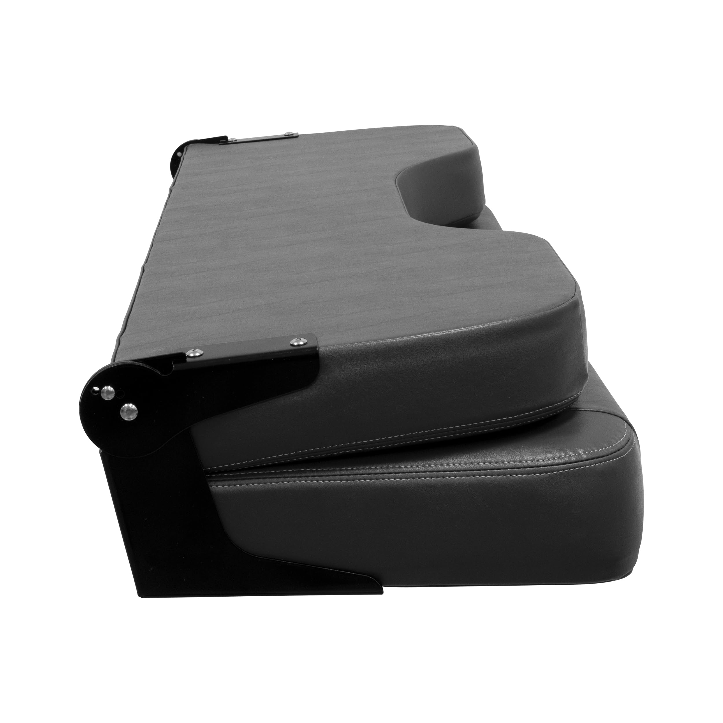 Pro Angler Wise 3348-860 Bass Boat Tour Series 48" Fold Down Bench Seat, Charcoal/Black/Marble