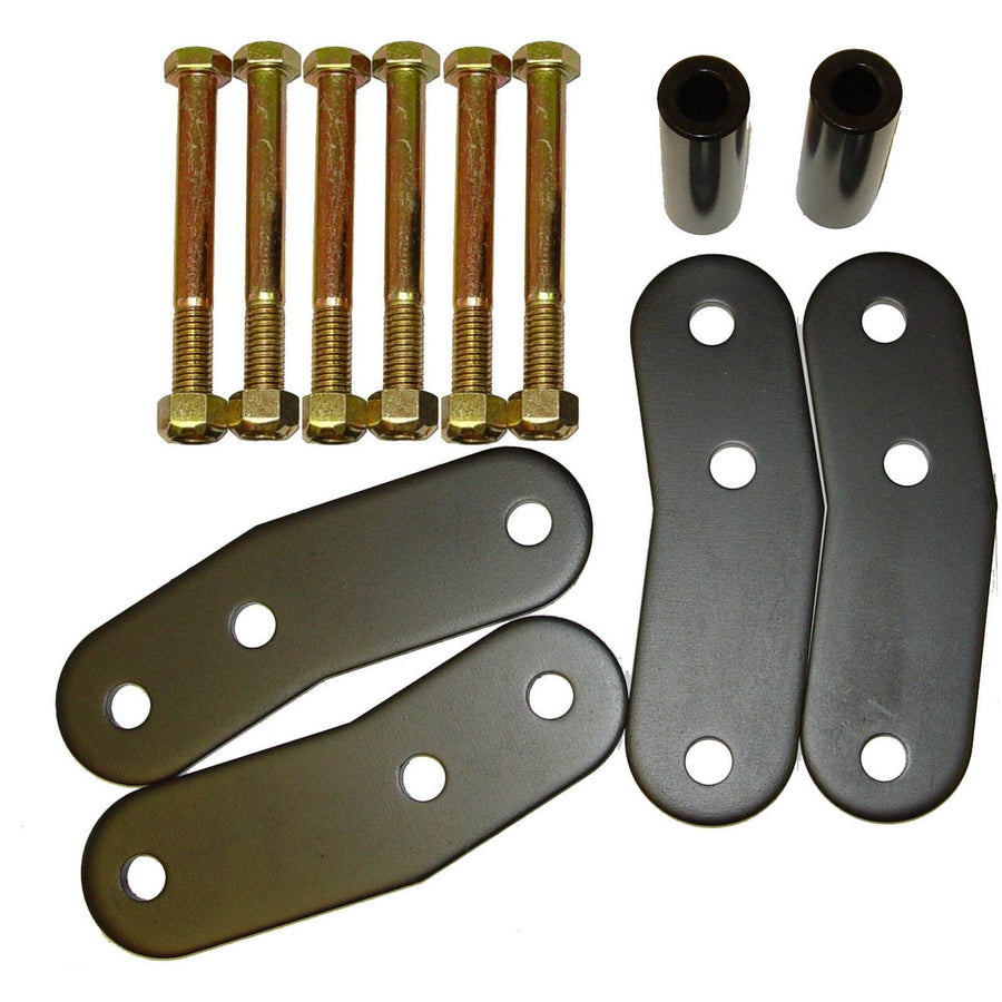 Rugged Ridge | Rear Suspension Leaf Spring Shackle Kit, 1 Inch Lift, HD | 18265.17 | Fits 1987-1995 Jeep Wrangler YJ