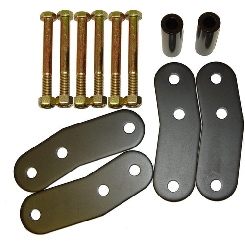 Rugged Ridge | Rear Suspension Leaf Spring Shackle Kit, 1 Inch Lift, HD | 18265.17 | Fits 1987-1995 Jeep Wrangler YJ
