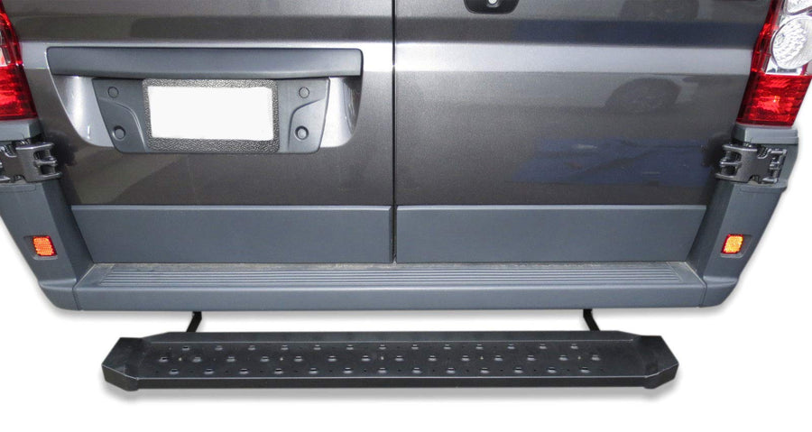 Spartan Black Horse Rear Step Board Black Compatible with 2014-2025 Ram Promaster 1500-2500|2014-2025 Ram Promaster 3500-8DOPRA