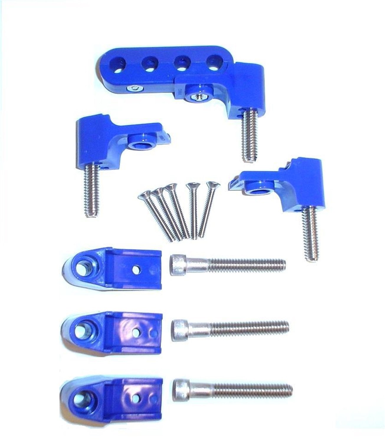 Blue Taylor Cable Horizontal Mounting Bracket for Clamp Style Wire Separators - Pack of 4