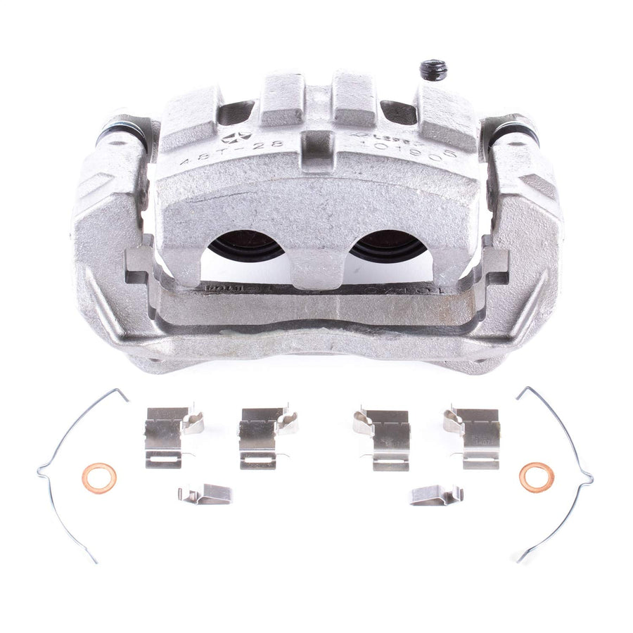 Power Stop Front Left L5508 Brake Caliper One Stock Replacement For Jeep Cherokee 2014-2023 [Model Specific]