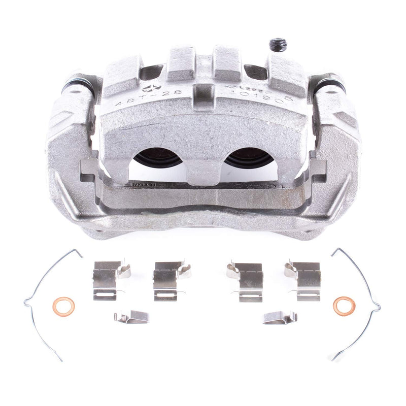 Power Stop Front Left L5508 Brake Caliper One Stock Replacement For Jeep Cherokee 2014-2023 [Model Specific]