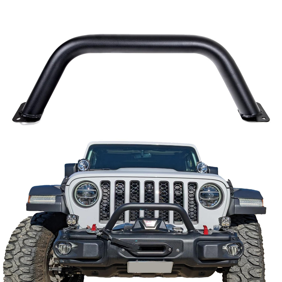Front Steel Bumper Mid Hoop Grimm Offroad for Jeep Wrangler JL/JLU & Gladiator w/Rubicon Front Bumper