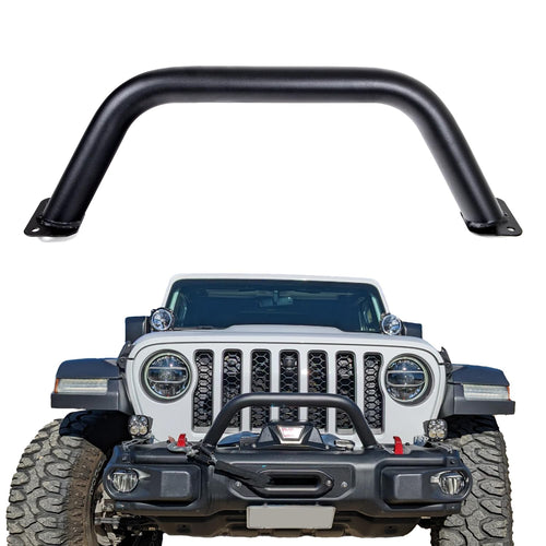 Front Steel Bumper Mid Hoop Grimm Offroad for Jeep Wrangler JL/JLU & Gladiator w/Rubicon Front Bumper