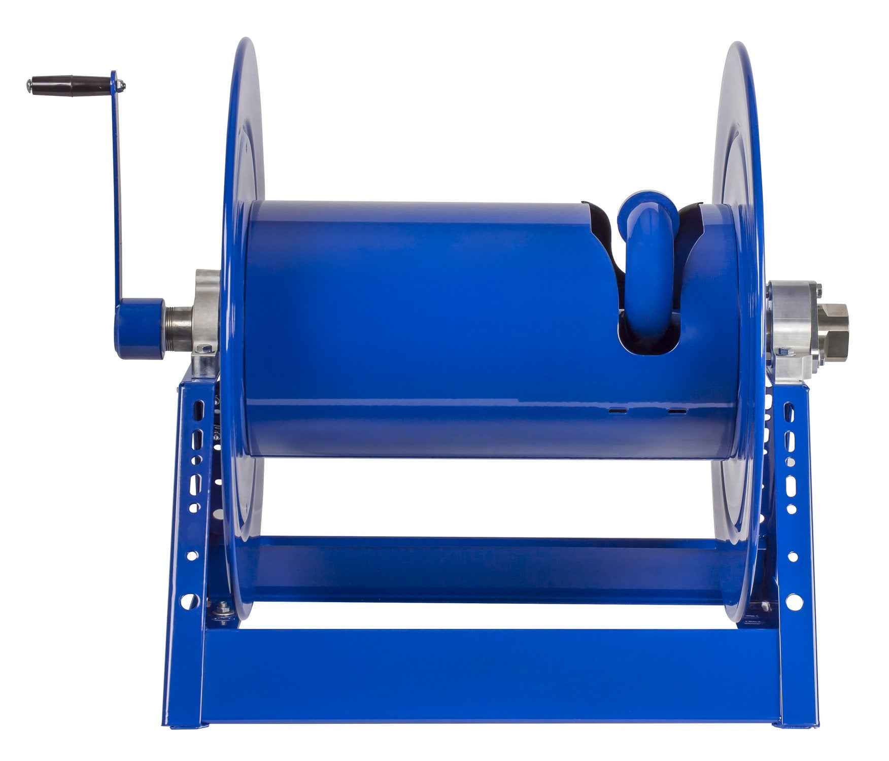 Coxreels Hose Reel Large Capacity/Volume - Model# 1185-1124, 1-1/2" Hose ID, Blue,50' Length