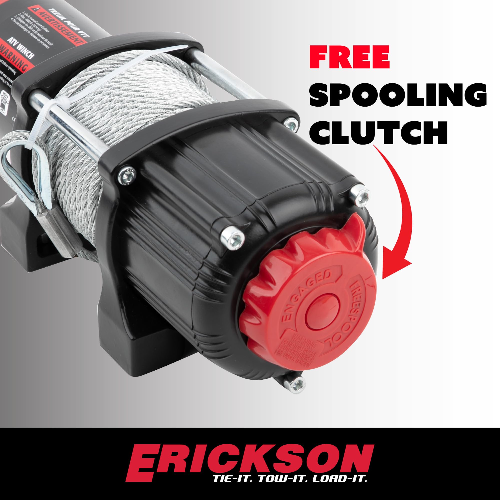 12-Volt Erickson DC 40 ft. 4000 lb. Electric Winch 06428