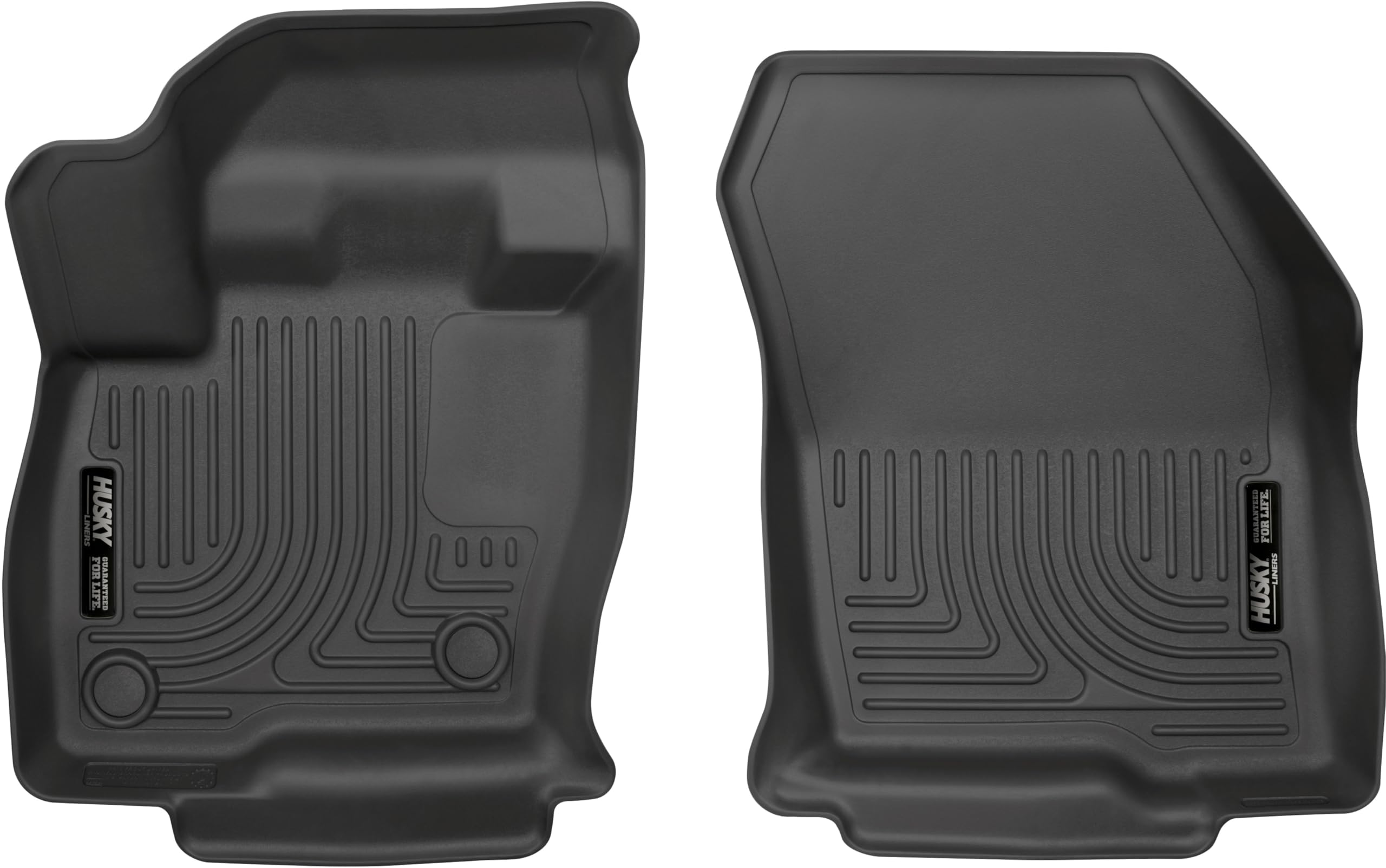 Weatherbeater Husky Liners Floor Mats | Fits 2015-2024 Ford Edge | Front Row, 2-pc Black - 13401