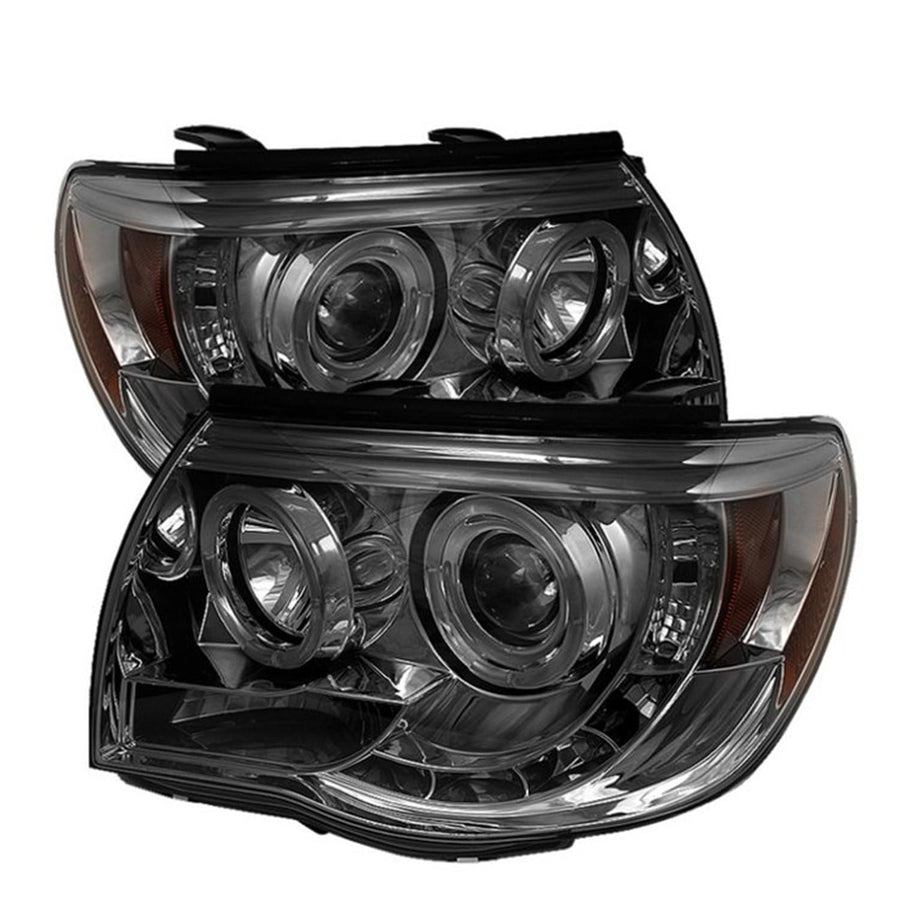 Auto Spyder 5011930 LED Halo Projector Headlights Chrome/Smoked