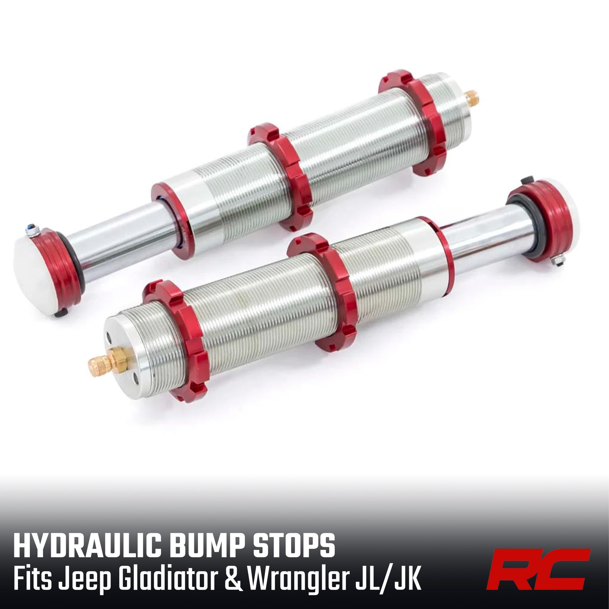 Rough Country Bump Stops Hydraulic for 07-24 Jeep Wrangler/Gladiator - BST3000